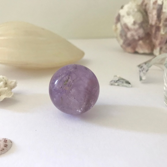 Amethyst Crystal - Ball Orb Sphere - Picture 4 of 8